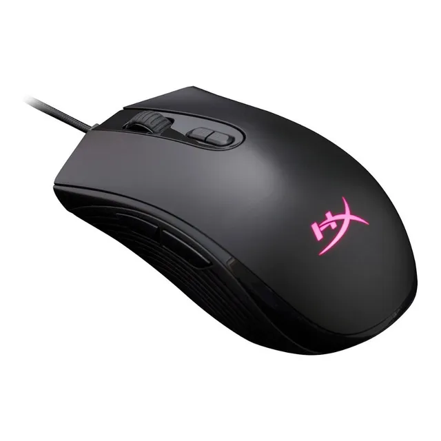 Mouse gamer de juego HyperX Pulsefire Core negro