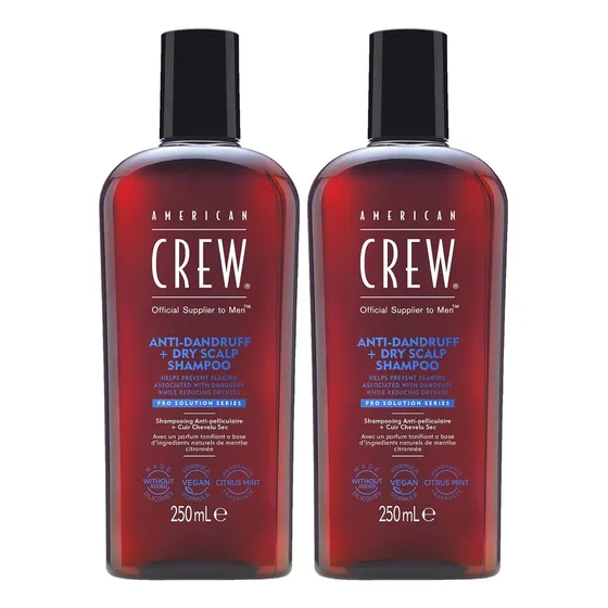 Dúo Shampoo Anticaspa Antidandruff Control American Crew Men