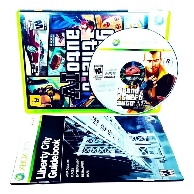Grand Theft Auto Iv   + Mapa Xbox 360  (Reacondicionado)