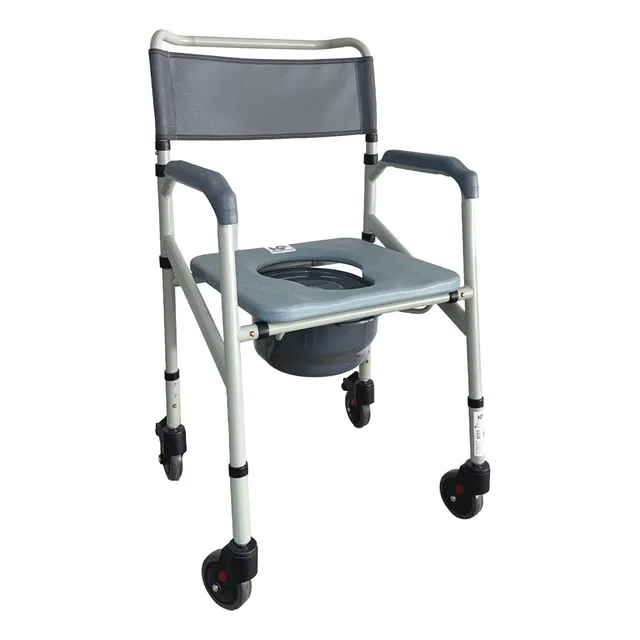 Silla  Sanitaria Con Ruedas - Baño Plegable  Nueva