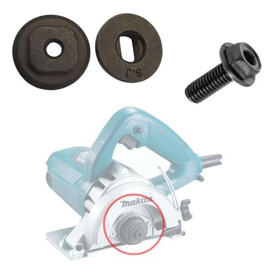 Parafuso + Flange Interno/externo - Serra Mármore Makita