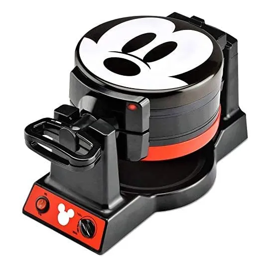 Máquina Para Hacer Gofres Disney Mickey Mouse Mic-62 Con Dob