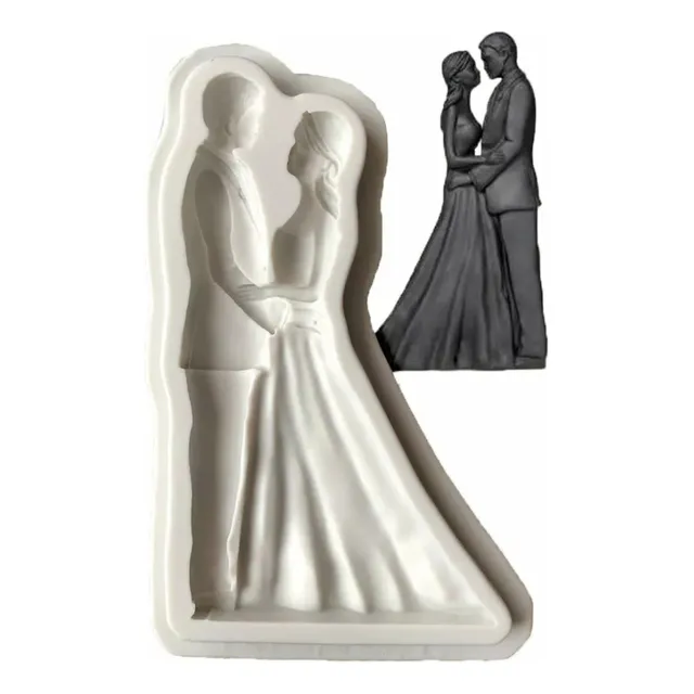Molde De Silicona Marido Y Mujer / Novios / Casamiento