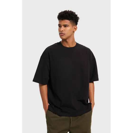 Polera Hombre Oversize Negro