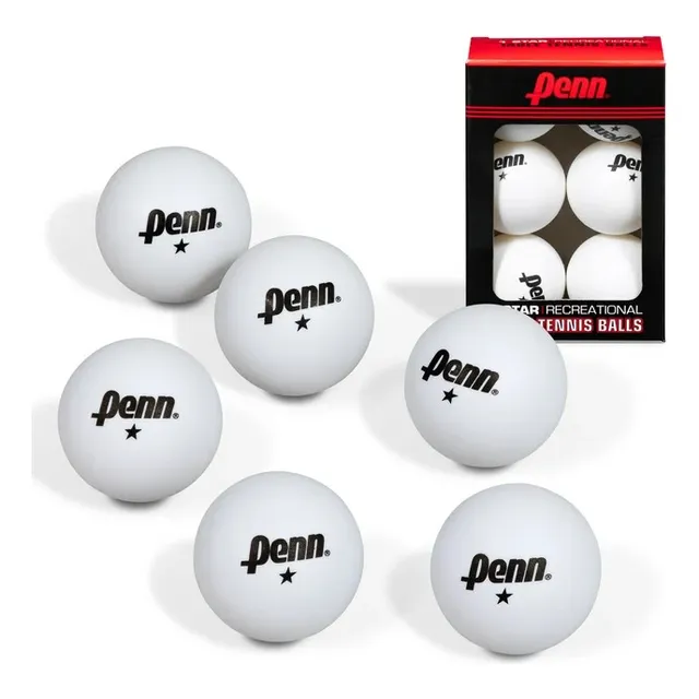 Pelotas Ping Pong Tenis De Mesa 1 Estrella Penn Pack De 6