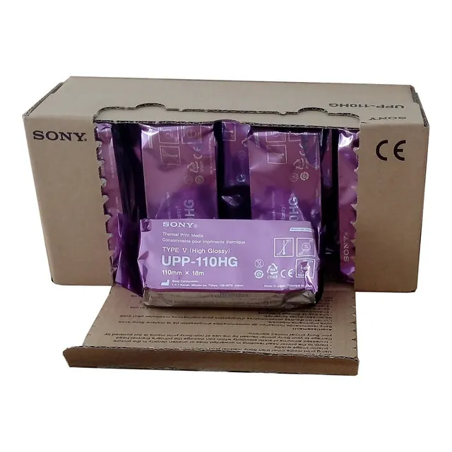 Papel Sony A6 Térmico Alta Densidad Color Blancon 10 Unidades