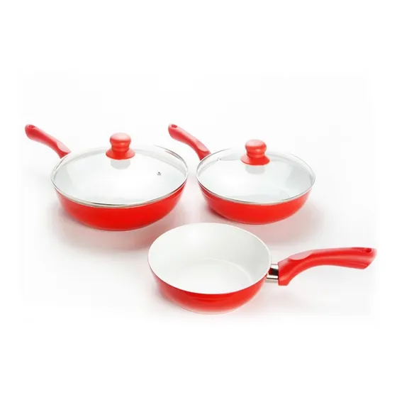 Sartenes Ceramicore Set De 3 Piezas Antiadherentes Original