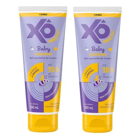 Kit 2 Und Repelente Xô Inseto Baby Icaridina Gel 100ml