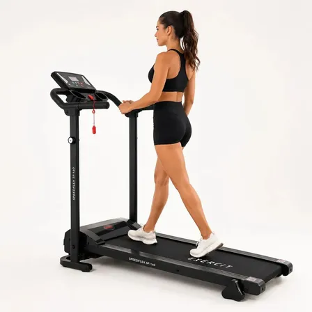 Esteira Ergométrica Exercit Modelo Speed Flex Sf-160 Cor Preto