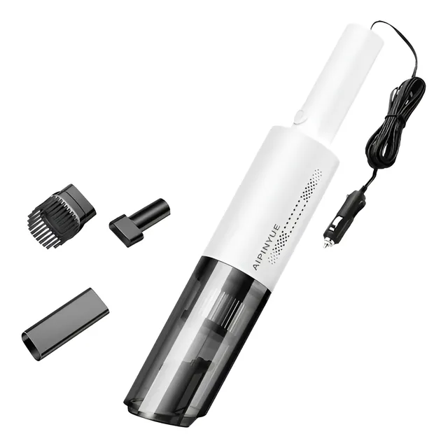 Aspiradora De Mano Auto 12 V Potente Limpieza Tapizado + Acc