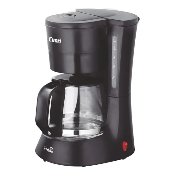 Cafetera Automática De Goteo 6 Tazas Y 600w Cuori Profumo Color Negro