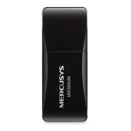Tarjeta Wifi Usb Mercusys Mw300um Inalámbrico N De 300mbps