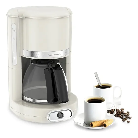 Cafetera Soleil Moulinex 1.25lts 220v Blanco 1000w