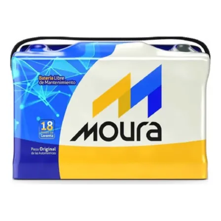 Bateria Moura 60 Amperes Gm Vw Fiat Com 24 Meses De Garantia
