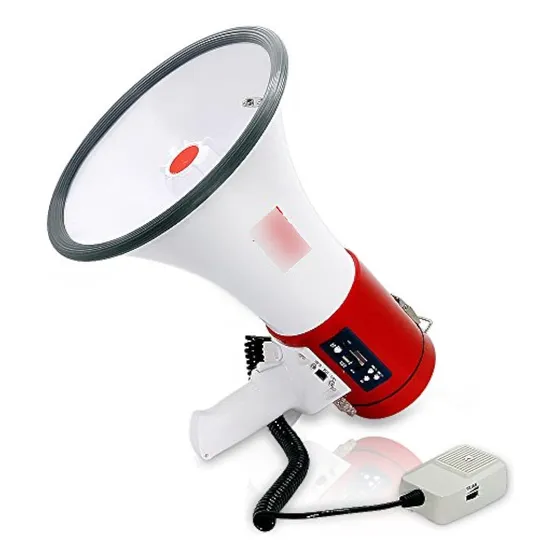 Pyle Megaphone - Bocina De Sirena De 50 W, Altavoz