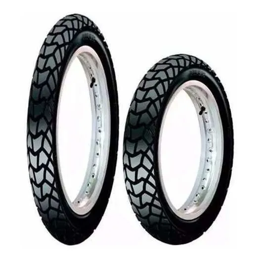 Par Pneu 90/90-21 + 120/80-18 Maggion Viper Xtz 125 Dt 180 