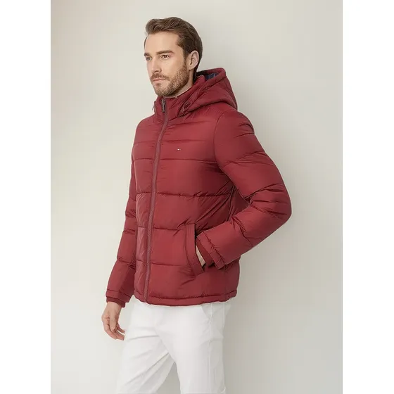Casaca Tommy Hilfiger Ultra Loft Puffer - Rojo