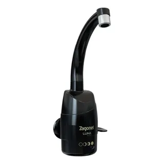 Torneira Elétrica Preta Zagonel 127v Luna De Parede 5500w Preto 127v