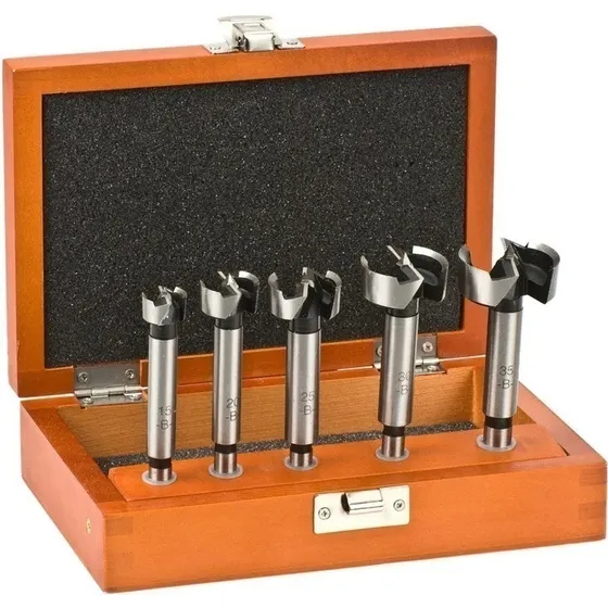 Set De  Mechas Forstner Kwb 5 Piezas 15 A 35mm Profesional 
