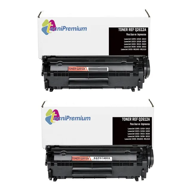 Pack 2 Toner 12a Para Laserjet 1018 1020 1022 3015 Generico