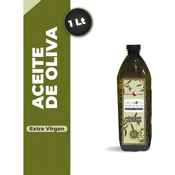Aceite de Oliva Extra Virgen Di Capona 1L Acidez 0.2 Botella | Cuotas sin interés