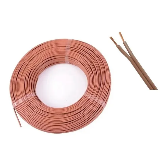 Fio/cordão Paralelo 1,5mm² Marrom 300v Rolo De 10 Metros