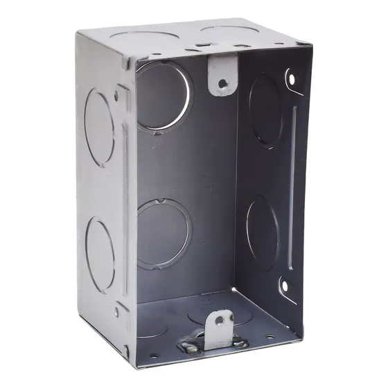 Caja Luz Rectangular Chapa Profunda Apta Durlock Ag X20