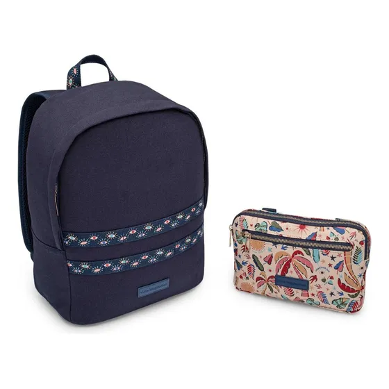 Mochila Com Bolsa Removivel Seu Tempo Cor Preto Imaginarium