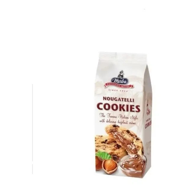 Biscoito Holandês Merba Cookie Recheado Avelã 200g