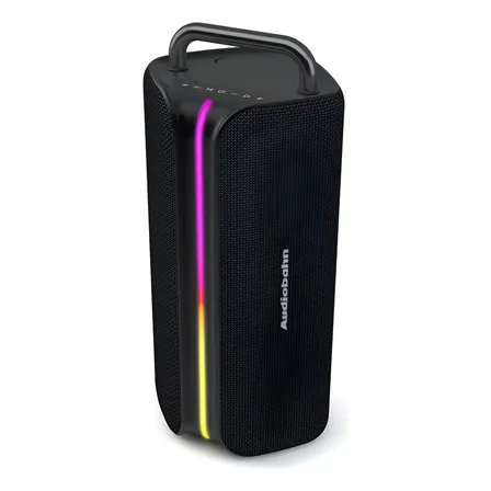 Bocina Recargable Bluetooth Portatil Audiobahn Symphony Negro