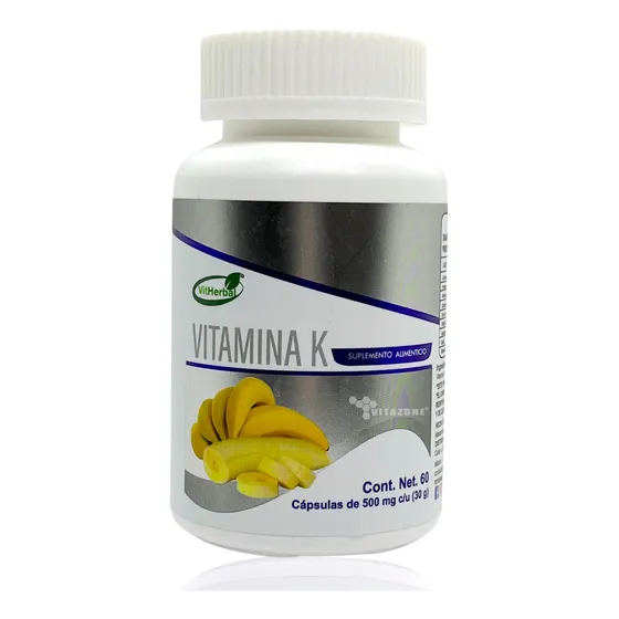 Vitamina K 60 Cápsulas Vitherbal