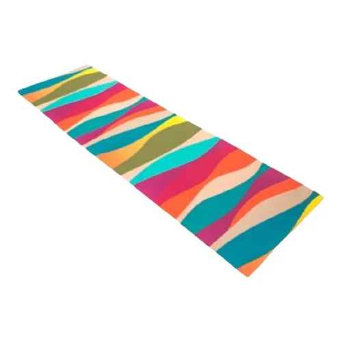 Mantel, Camino De Mesa Ondas 115x33 Cm Color Multicolor