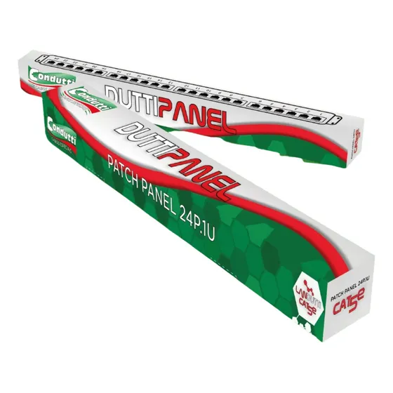 Patch Panel De 24 Portas Utp - Cat5e