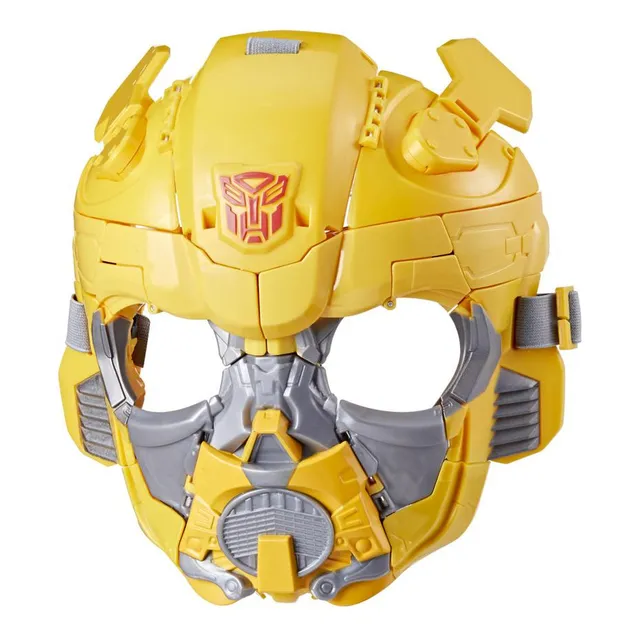 Máscara Transformers Bumblebee  Amarillo 2 En 1 Original