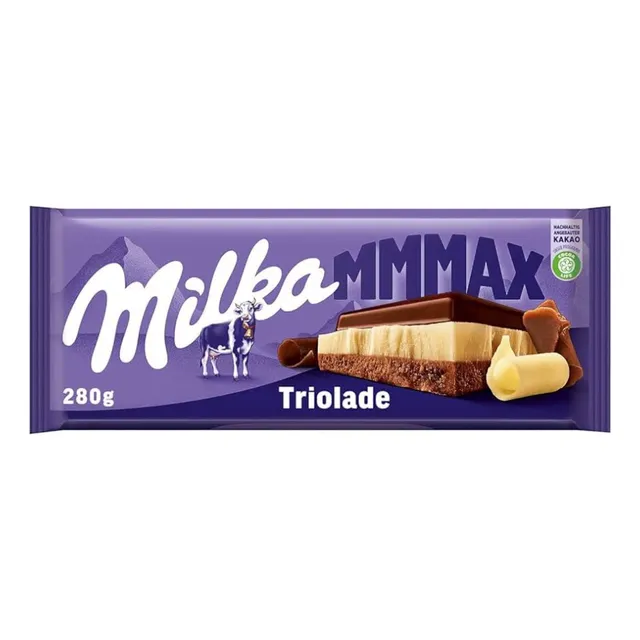 Milka Chocolate Gigante Triolade (3 Chocolates) 280g