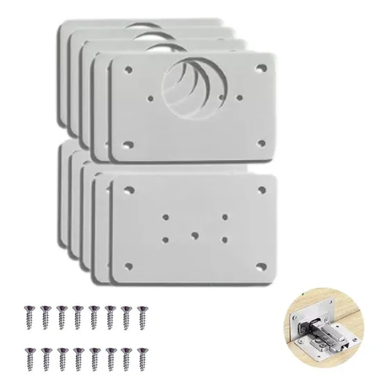 Kit 10 placas para reparo de porta dobradiça armário mdf Pen Tech
