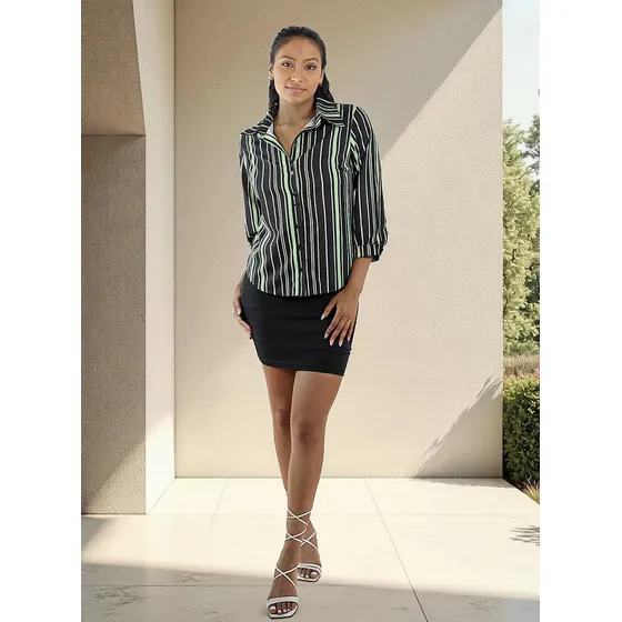Blusa Rayas Para Mujer