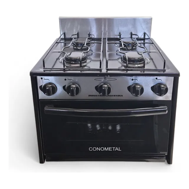 Anafe Cocina 4 Hornallas Con Horno Gas Natural Premium