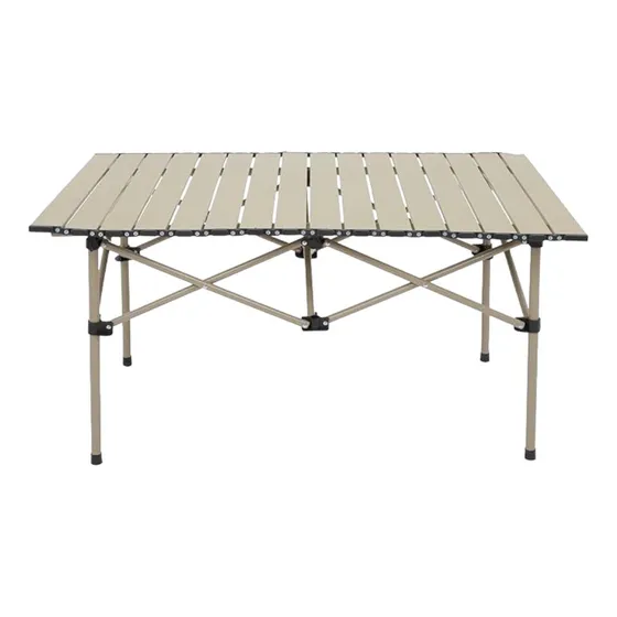Mesa De Camping Plegable Enrollable Portátil Para Jardín