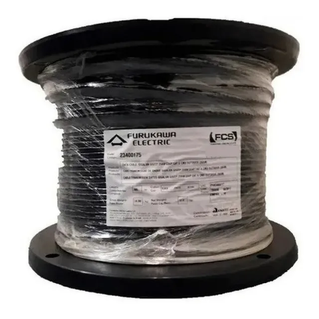 Cable Utp Furukawa Cat6 Gigalan 305mt Negro Exterior Cobre