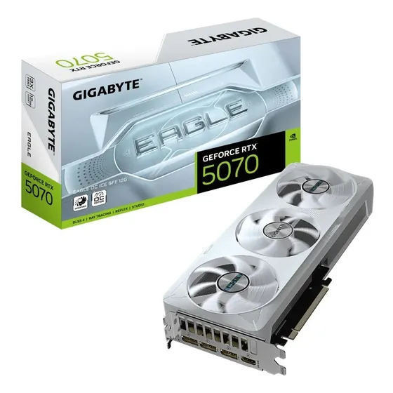 Mercado Livre Placa De Vídeo Geforce Rtx 5070 Eagle Oc Ice Sff 12gb image