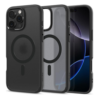 Capa Spigen Ultra Hybrid Magfit P/ iPhone 16 Pro Max Black Capa Spigen Ultra Hybrid Magfit P/ iPhone 16 Pro Max Black