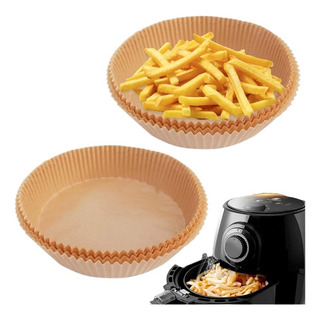 Forro De Papel Para Airfryer Forno Fritadeira 100 Peças Cest Forro De Papel Para Airfryer Forno Fritadeira 100 Peças Cest