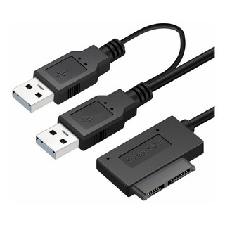 Convertidor Slim Sata 13 Pines A Usb Lecotr Cd Dvd Caddy Convertidor Slim Sata 13 Pines A Usb Lecotr Cd Dvd Caddy