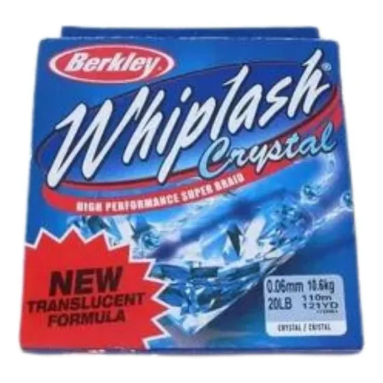 Linha Multifilamento Berkley Whiplash 0.06mm 110mts Crystal