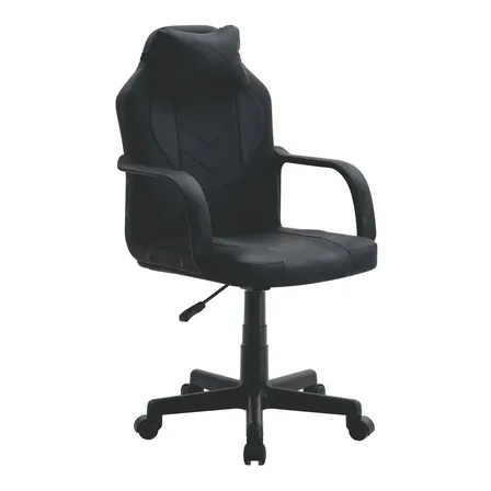 Cadeira De Escritório Secretária Gamer Evolux Model Orion Cor Preto Material Do Estofamento Couro Sintético