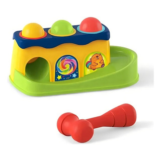 Juguete Educativo Martillo Con 3 Bolas Knock Ball De Colores Juguete Educativo Martillo Con 3 Bolas Knock Ball De Colores