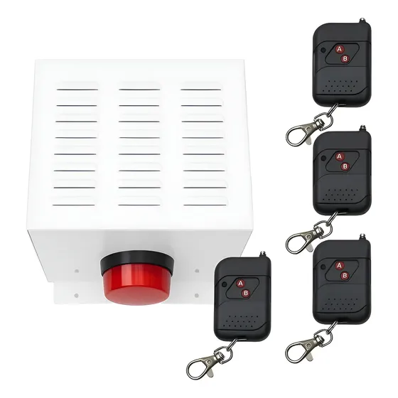Kit Alarma Adulto Mayor Con Batería De Respaldo Boton Panico