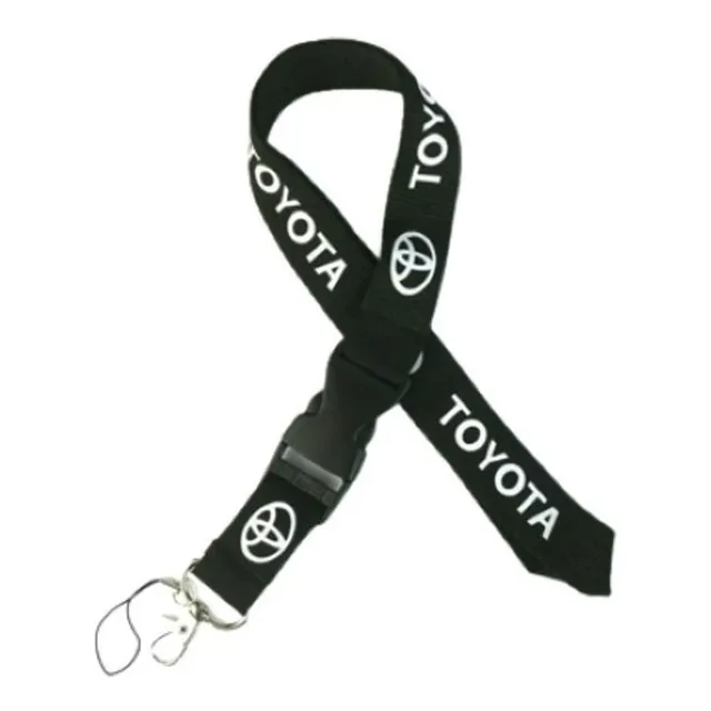 Cuerda Colgante Cuello Marca Toyota Strap Porta Llaves Tira