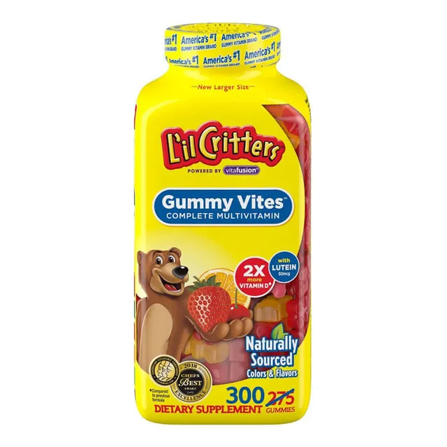 Multivitaminico Niños  Lil Critters (300 Gomitas)